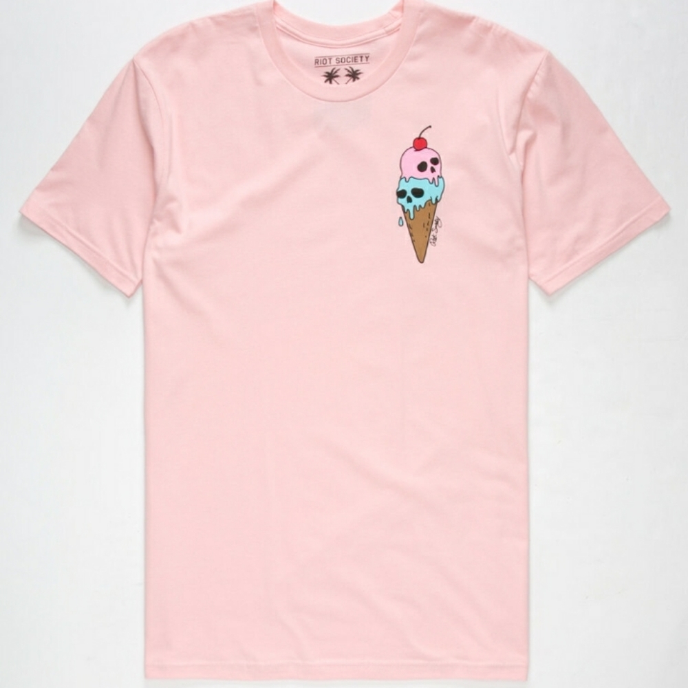 Riot Society double Scoop Skull t-shirt (Men's XL)